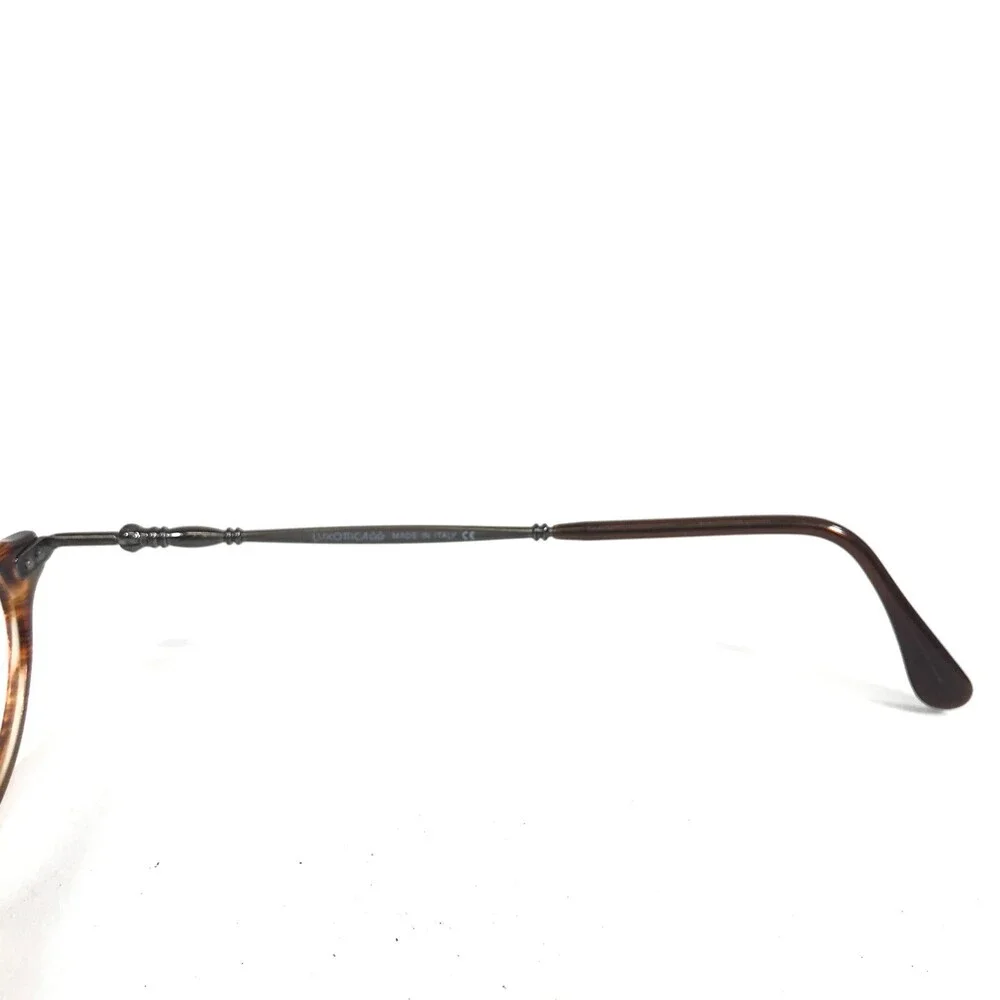 Luxottica Eyeglasses Frames LU 4258 M464 Gray Tortoise Round Full Rim 46-18-130